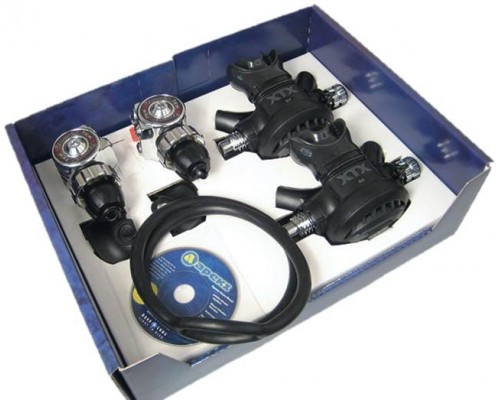 Комплект TEK3 NEW (правый и левый редуктор, 2 легочника XTX50 NEW, шланги 1 и 2м), AX RP112114 (AP0332F-1-SET), Apeks