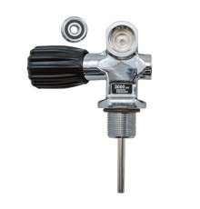 Вентиль THERMO PRO 3/4 DIN, 204 bar (3000psi) для алюминиевых баллонов с конусной резьбой, VA200-30N, XS Scuba