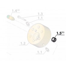 Клапан всасывающий 2-й ступени MCH13/16, 13-02-0044/R, Coltri Sub (Италия)