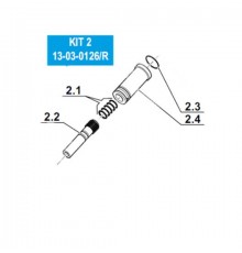 Поршень плавающий 3-й ступени в сборе MCH13/16, 13-03-0126/R, Coltri Sub (Италия)