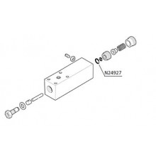 Кольцо уплотнительное невозвратного клапана, N24927, Bauer kompressoren GmbH