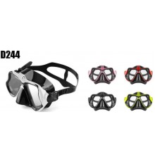 Маска водолазная двухлинзовая, силикон, D244 Madison