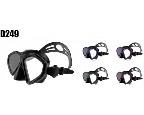 Маска водолазная двухлинзовая, силикон, D249 Madison