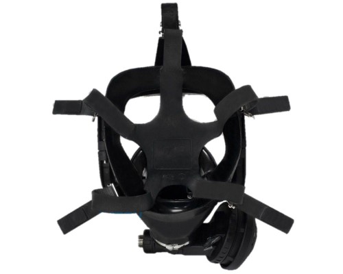 Маска полнолицевая MK II, черный силикон, с регулятором положительного давления, 96319-06 Interspiro