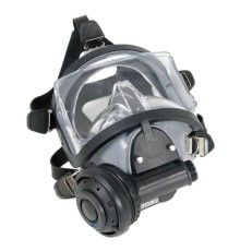 Маска полнолицевая MK II, натуральный серый каучук, с регулятором положительного давления, 96319-04 Interspiro