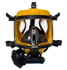 Маска полнолицевая MK II , желтый силикон, с регулятором положительного давления, 96319-02 Interspiro