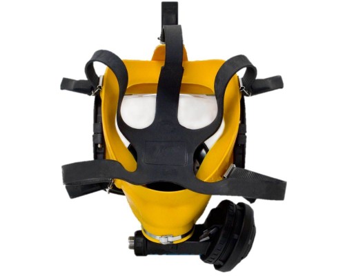 Маска полнолицевая MK II , желтый силикон, с регулятором положительного давления, 96319-02 Interspiro