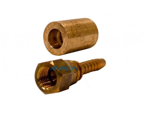 Заделка шланговая 1/4 дюймовый для шланга JIC № 4, с возможностью сварки, FPBSF/M/04-04JIC, Fibron Заделка шланговая 1/4 дюймовый для шланга JIC № 4, с возможностью сварки, FPBSF/M/04-04JIC, Fibron