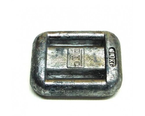 Груз свинцовый прямоугольный 1.0 кг